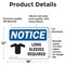 Signmission 12 in Height, 18 in Width, Vinyl Decal, Rectangle OS-2PACK-NS-D-1218-L-15914 - alternate 3